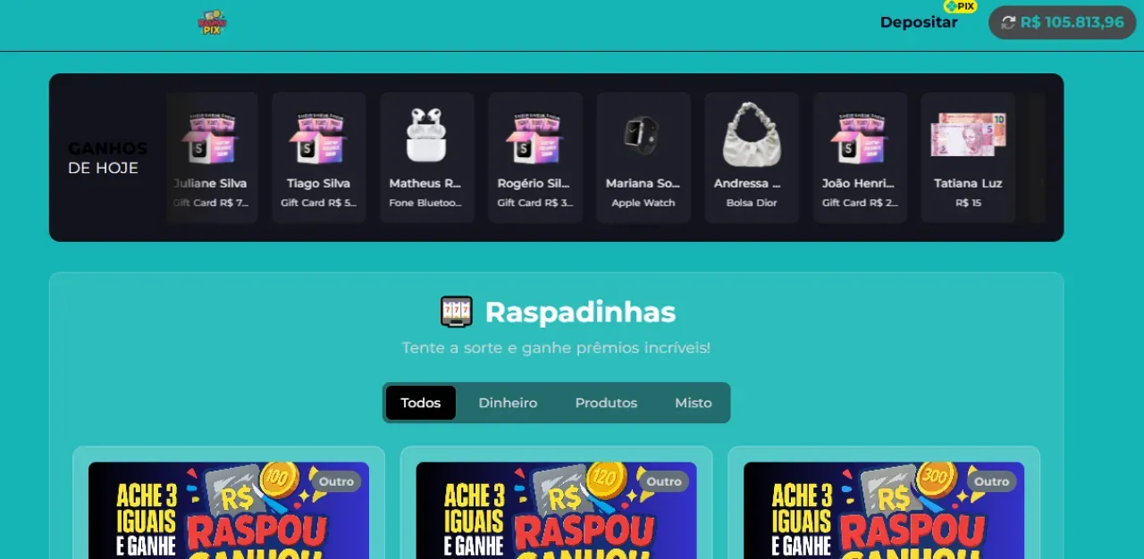 Script Raspadinha atualizado 2025