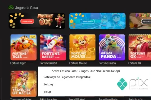 SCRIPT PHP DE CASSINO SEM API , ATUALIZADO 2025
